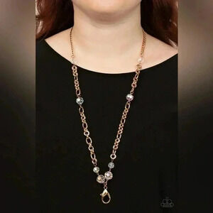 Prismatic Pick Me Up Gold Necklace